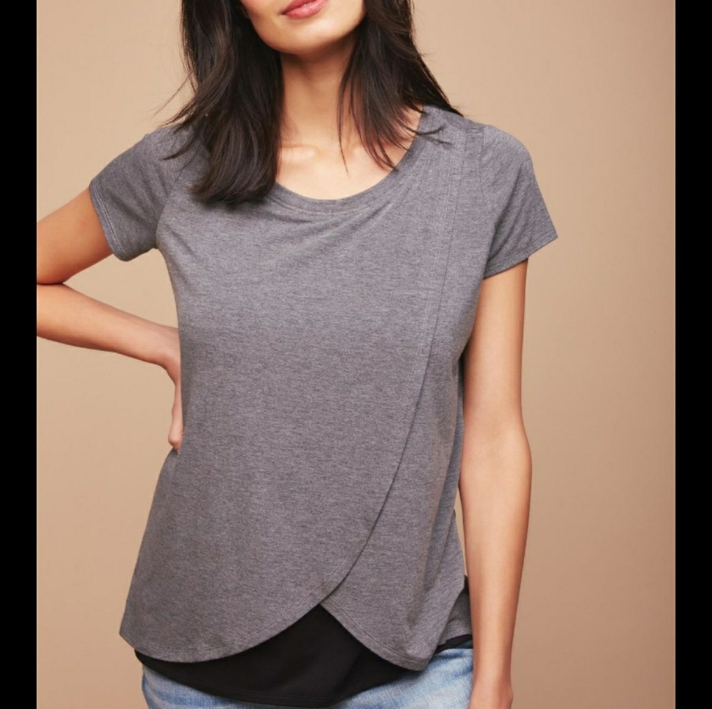 Motherhood maternity nursing tulip top